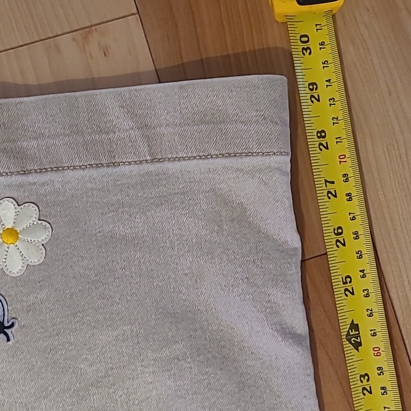 Jeans beige strechy wide leg - Picture 7 of 9